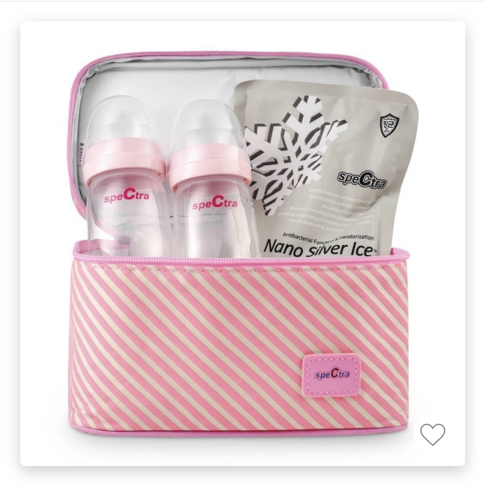 NWOT Spectra Breastmilk Cooler (storage- pink) bottle storage